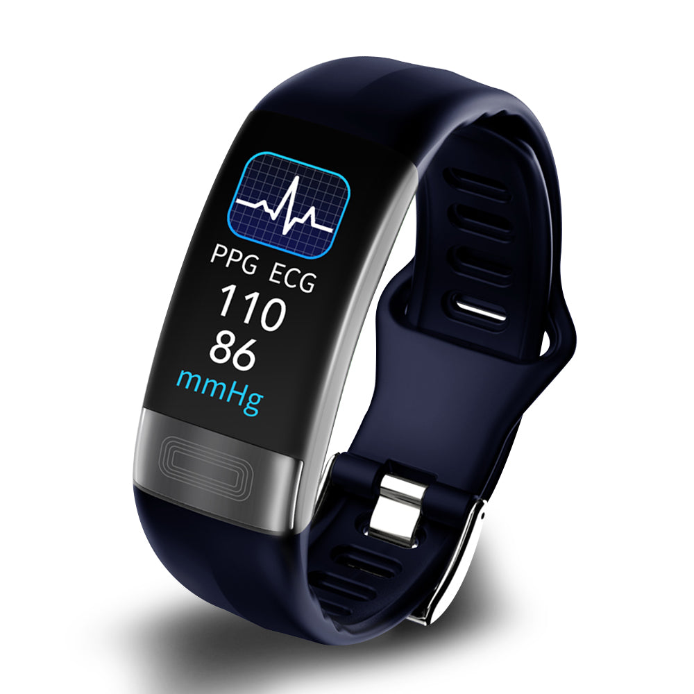Bloeddrukmeter Slimme Armband EKG Hartslag Zuurstof Slaaptracking
