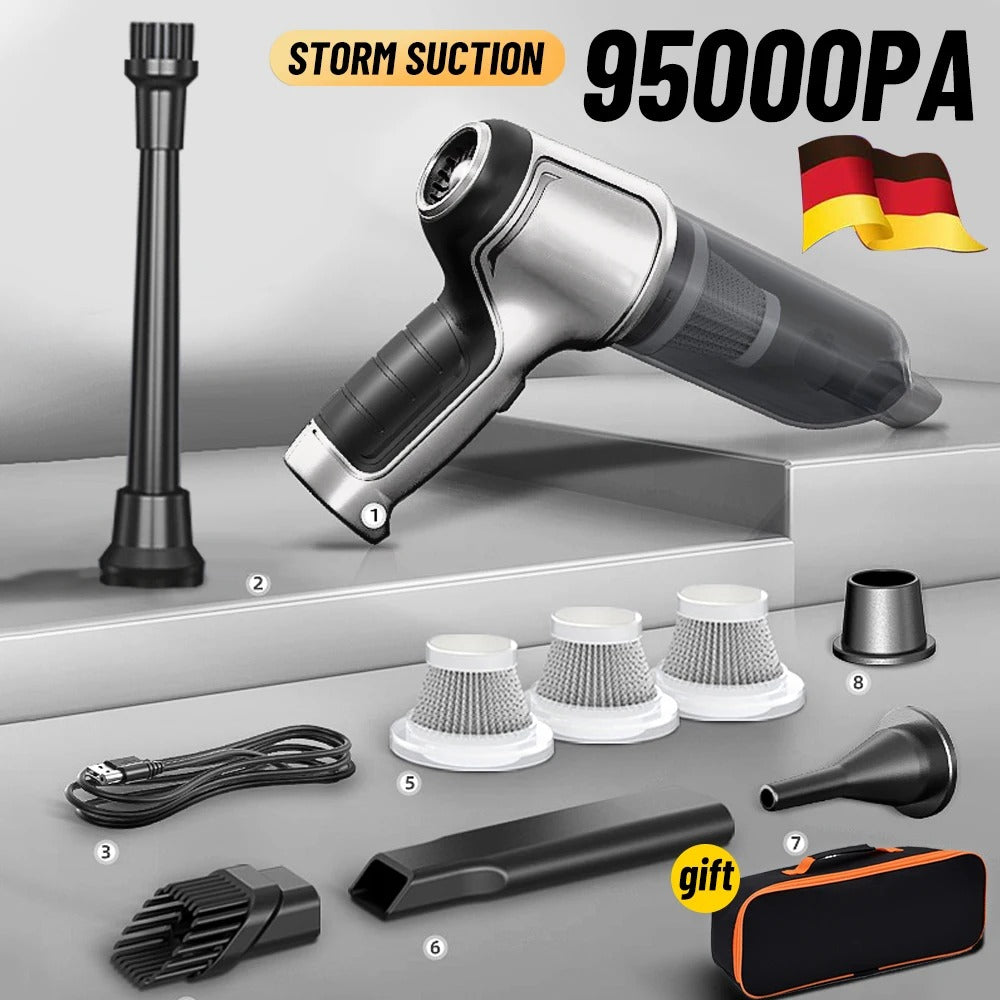 Draadloze Auto Stofzuiger Accessoire Kit