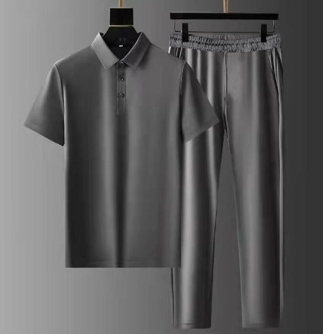Poloshirt Heren – Hoge Taille Broek voor Casual en Sportieve Stijl
