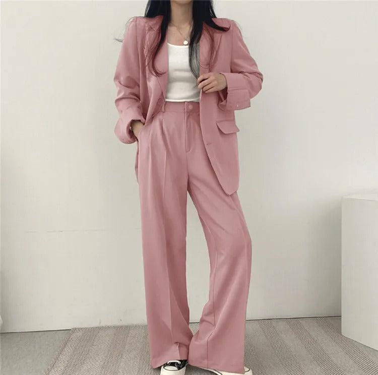 Blazer Dames – Elegante Rechte Broek voor Kantoor en Feestelijke Gelegenheden