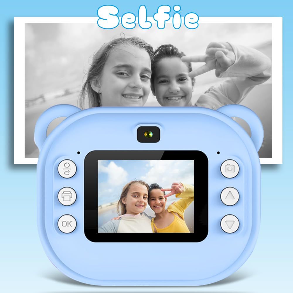 Instantcamera met Printer Draagbare Inktloze Fotoprinter Compact
