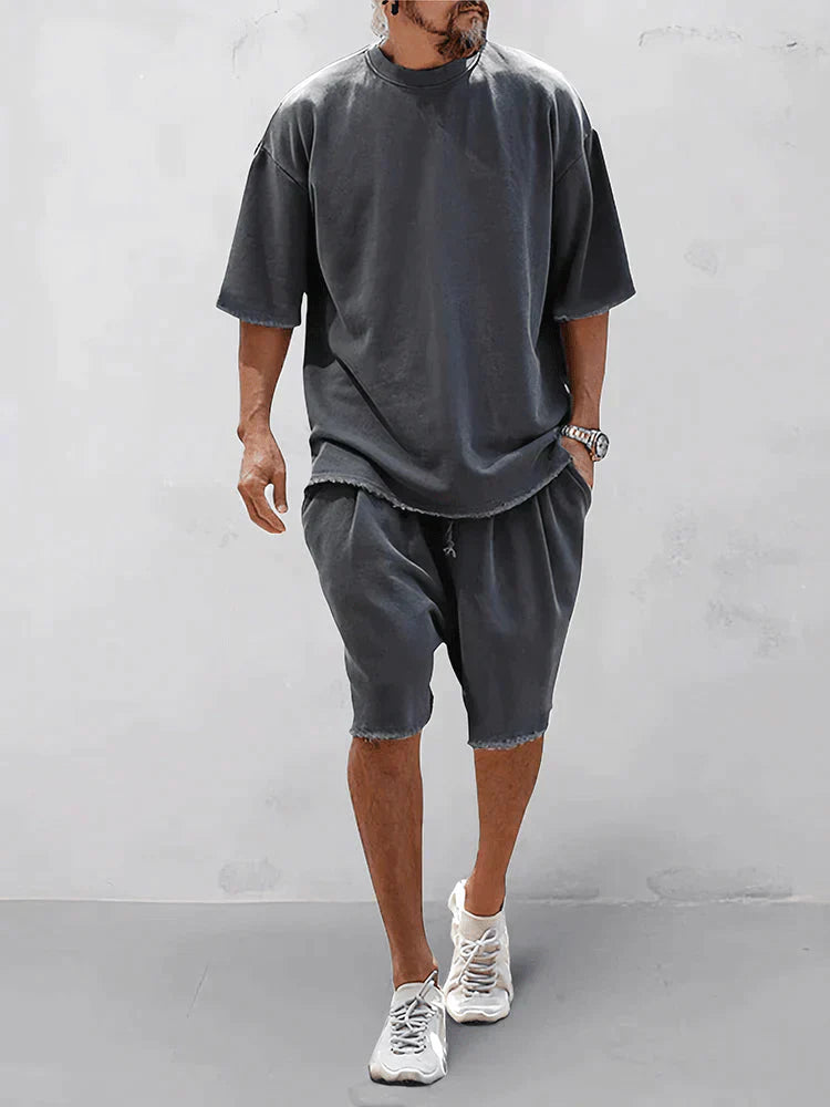Heren Casual Streetwear Set - Comfortabele en trendy outfit voor dagelijks gebruik