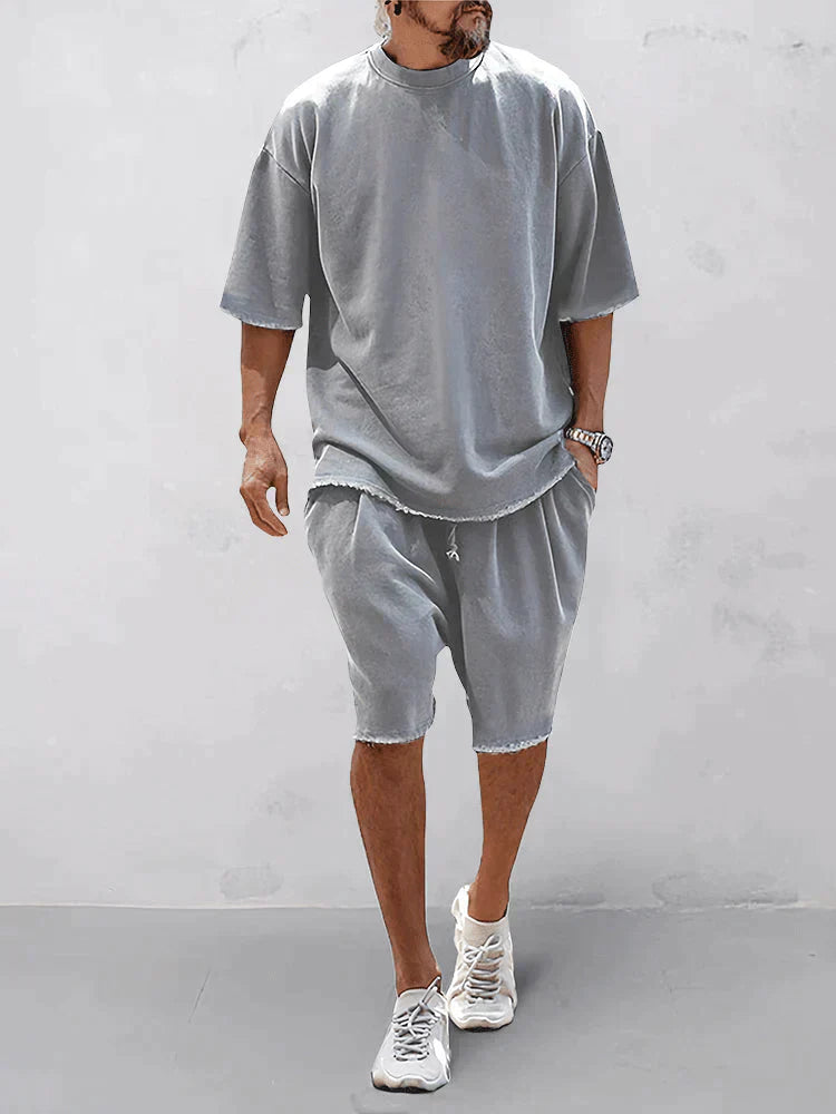 Heren Casual Streetwear Set - Comfortabele en trendy outfit voor dagelijks gebruik