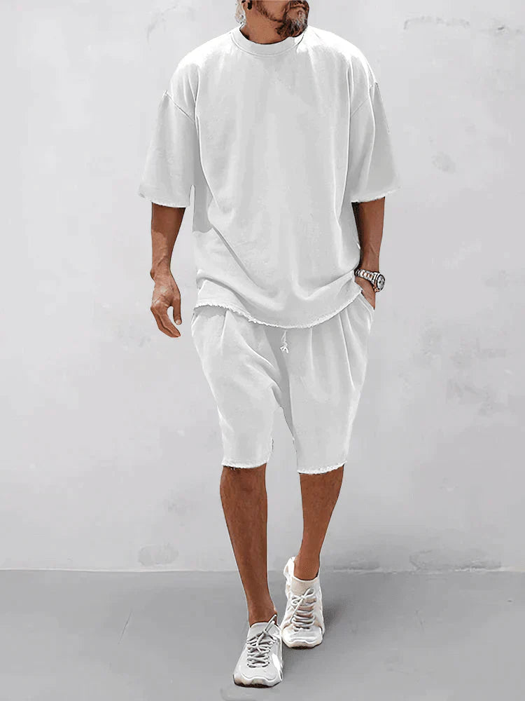 Heren Casual Streetwear Set - Comfortabele en trendy outfit voor dagelijks gebruik