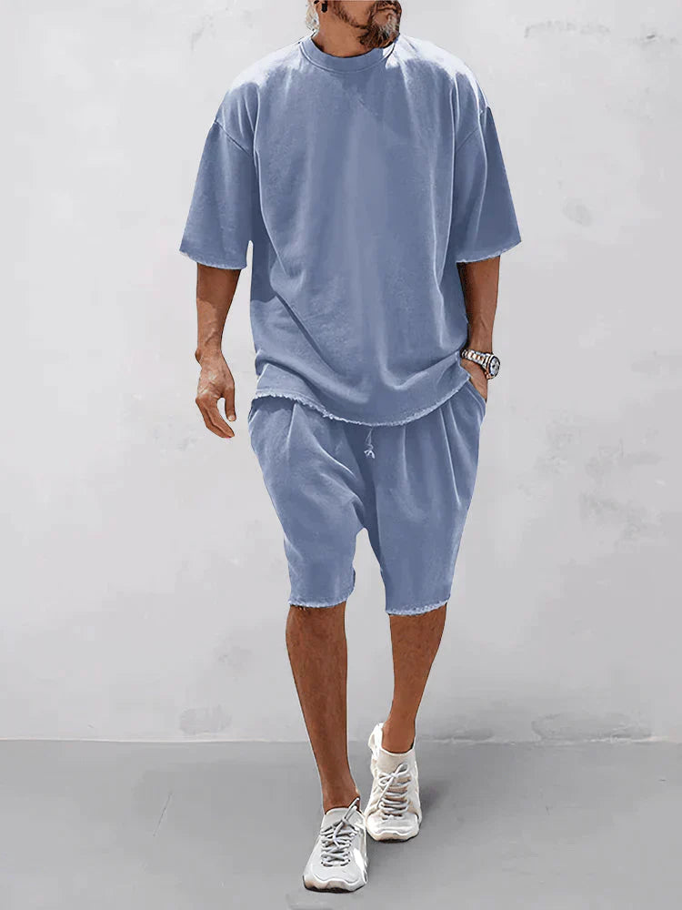 Heren Casual Streetwear Set - Comfortabele en trendy outfit voor dagelijks gebruik