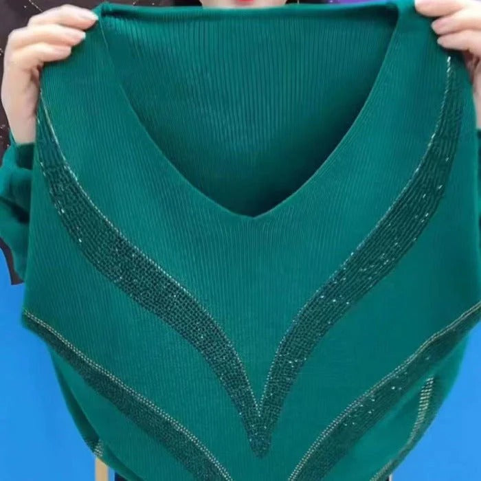 Moderne Trui Dames – Stijlvolle gebreide trui met lange mouwen en comfortabele pasvorm