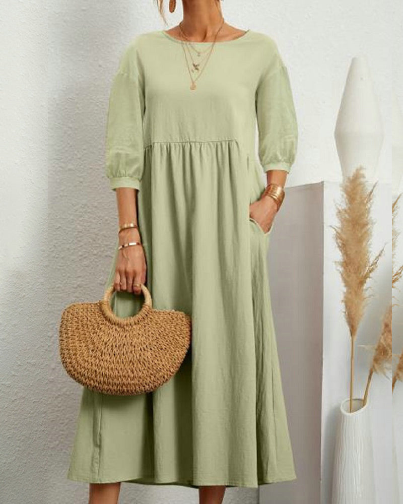 Maxi-jurk dames – Elegante lange jurk met comfortabele pasvorm voor elke gelegenheid