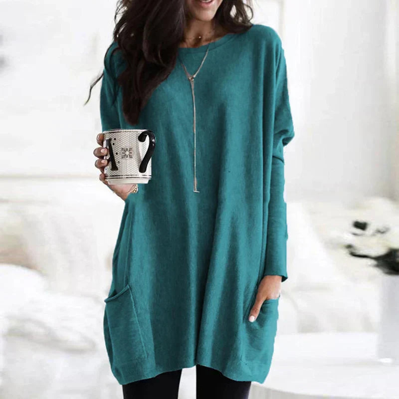 Langarmhemd Dames – Stijlvol Blouse met Lange Mouwen voor Elke Gelegenheid