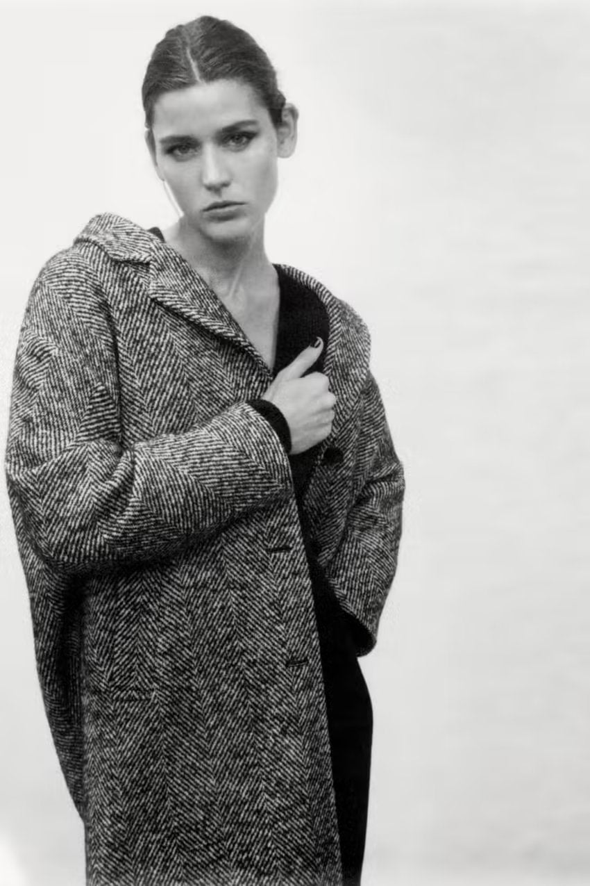 Visgraatmantel dames – Stijlvolle visgraat jas voor herfst en winter