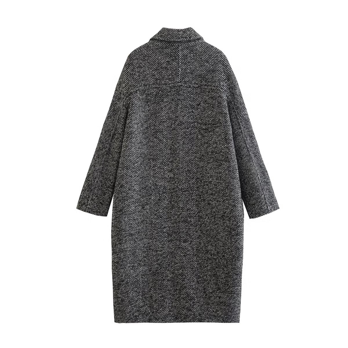 Visgraatmantel dames – Stijlvolle visgraat jas voor herfst en winter