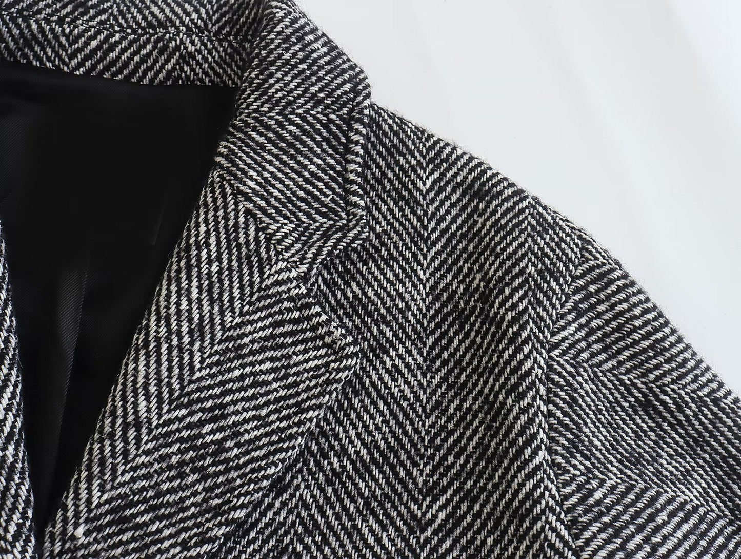 Visgraatmantel dames – Stijlvolle visgraat jas voor herfst en winter