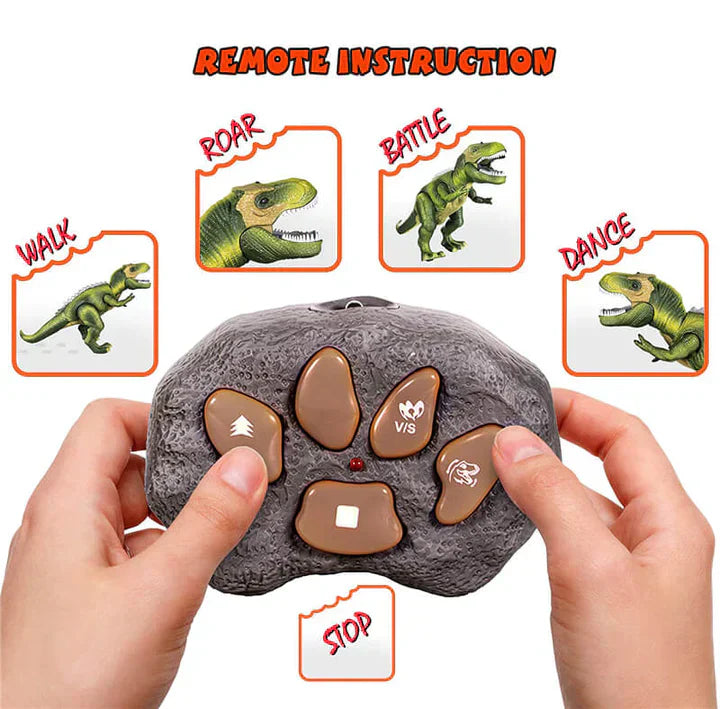 Afstandsbediening Dinosaurusspeelgoed met LED Licht