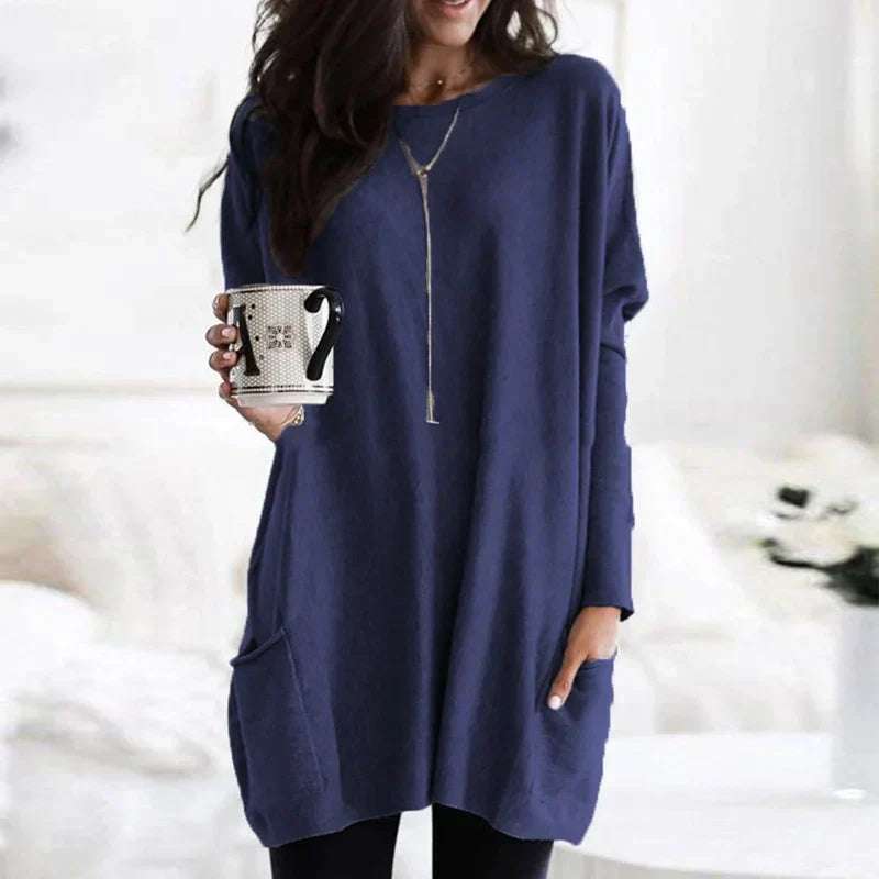 Langarmhemd Dames – Stijlvol Blouse met Lange Mouwen voor Elke Gelegenheid