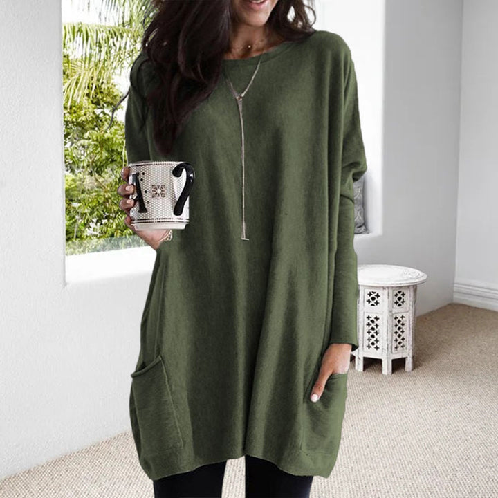Pullover dames – Comfortabele trui met zakken en trendy ontwerp
