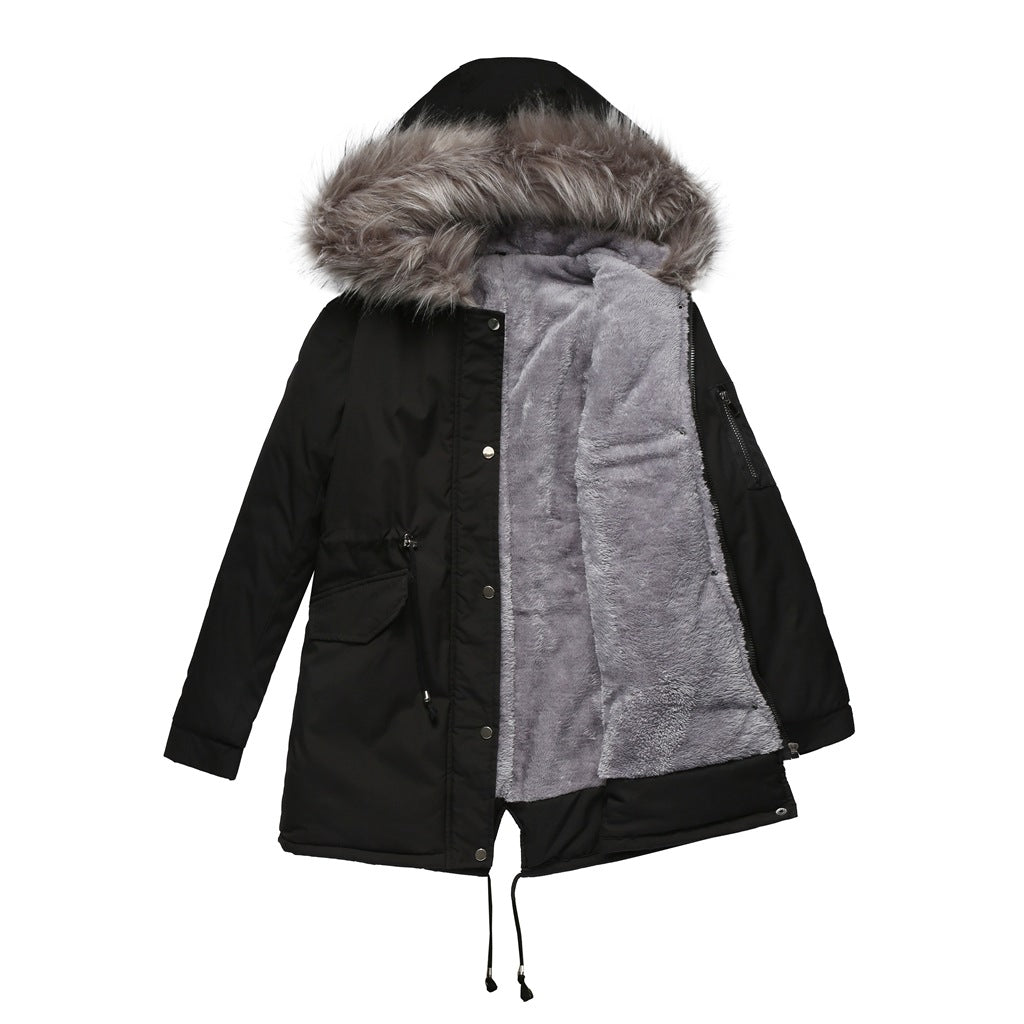 Damesparka met capuchon – Warme parka voor dames, waterdicht en trendy design
