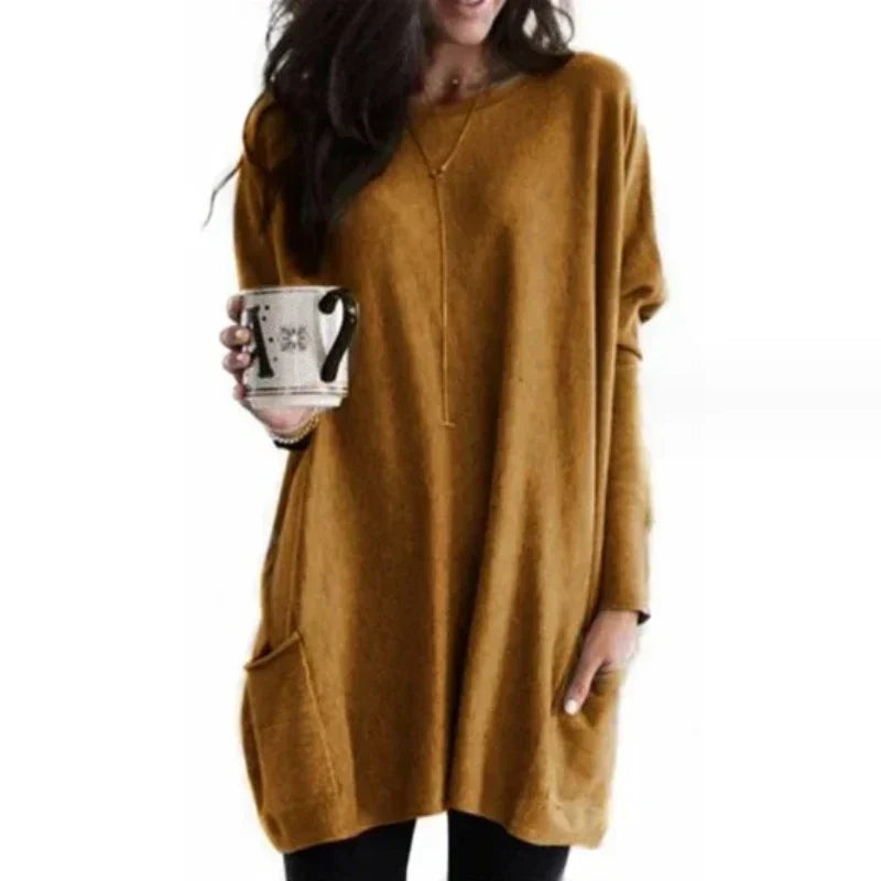 Langarmhemd Dames – Stijlvol Blouse met Lange Mouwen voor Elke Gelegenheid