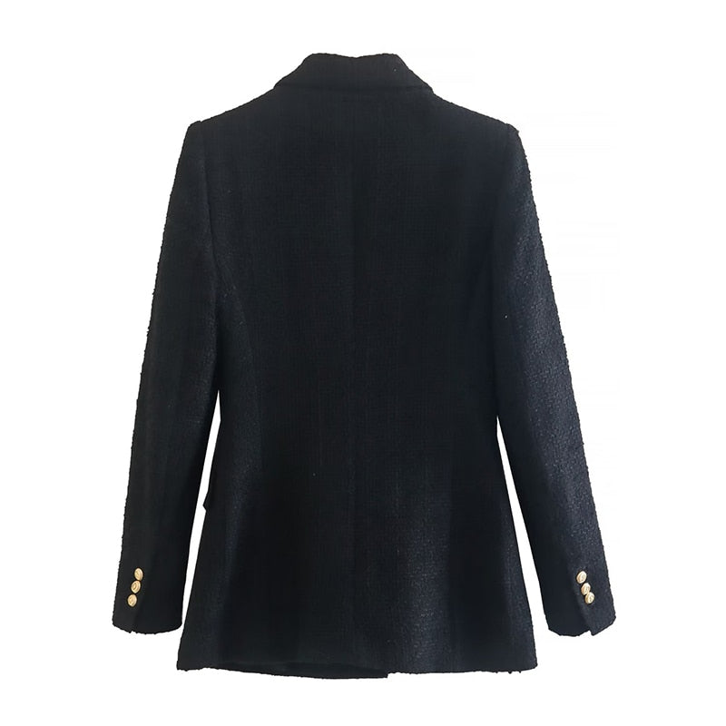 Dubbelrijige Blazer Dames – Elegante Blazer voor Feestelijke Gelegenheden