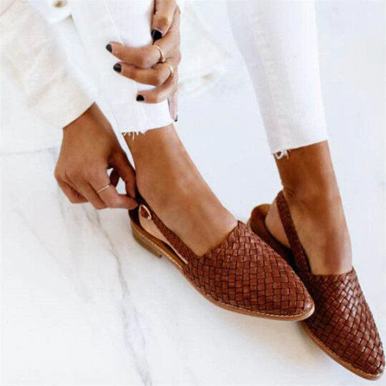 Dames schoenen gesloten – Comfortabele platte schoenen voor dagelijks gebruik