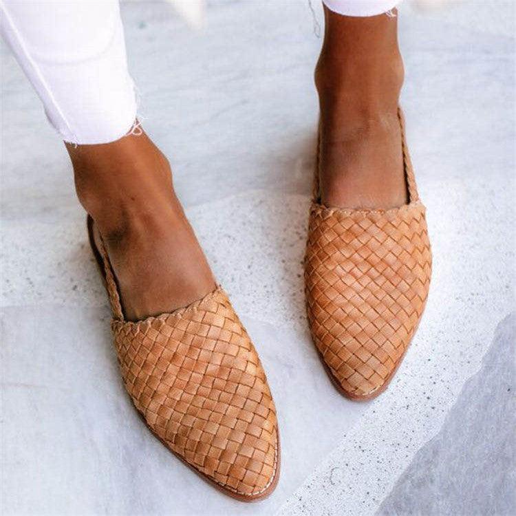 Dames schoenen gesloten – Comfortabele platte schoenen voor dagelijks gebruik
