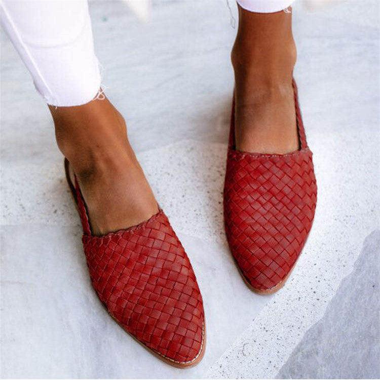Dames schoenen gesloten – Comfortabele platte schoenen voor dagelijks gebruik