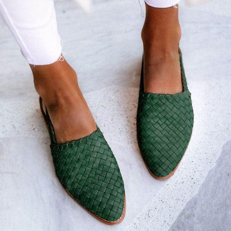 Dames schoenen gesloten – Comfortabele platte schoenen voor dagelijks gebruik