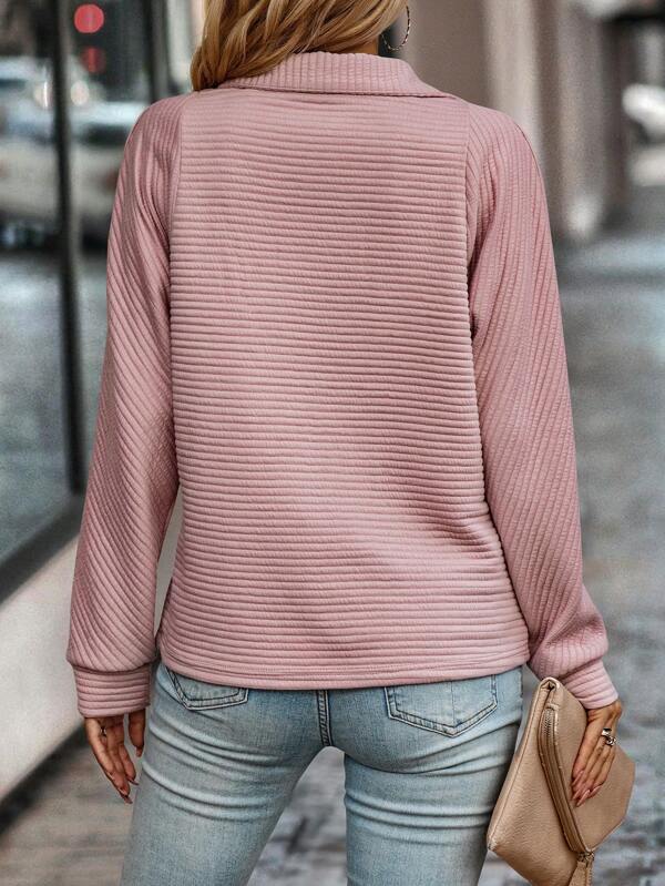 Dames Half-Zip Pullover – Comfortabele en stijlvolle trui voor elke gelegenheid