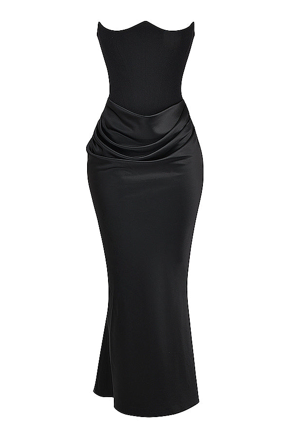 Korsetjurk dames – Elegante strapless jurk voor bruiloft en feestgelegenheden