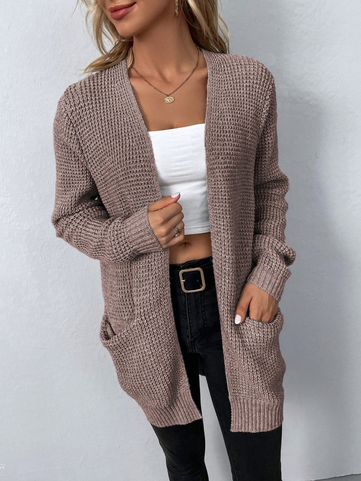 Dames Strickjacke – Comfortabele gebreide cardigan voor casual en feestelijk gebruik