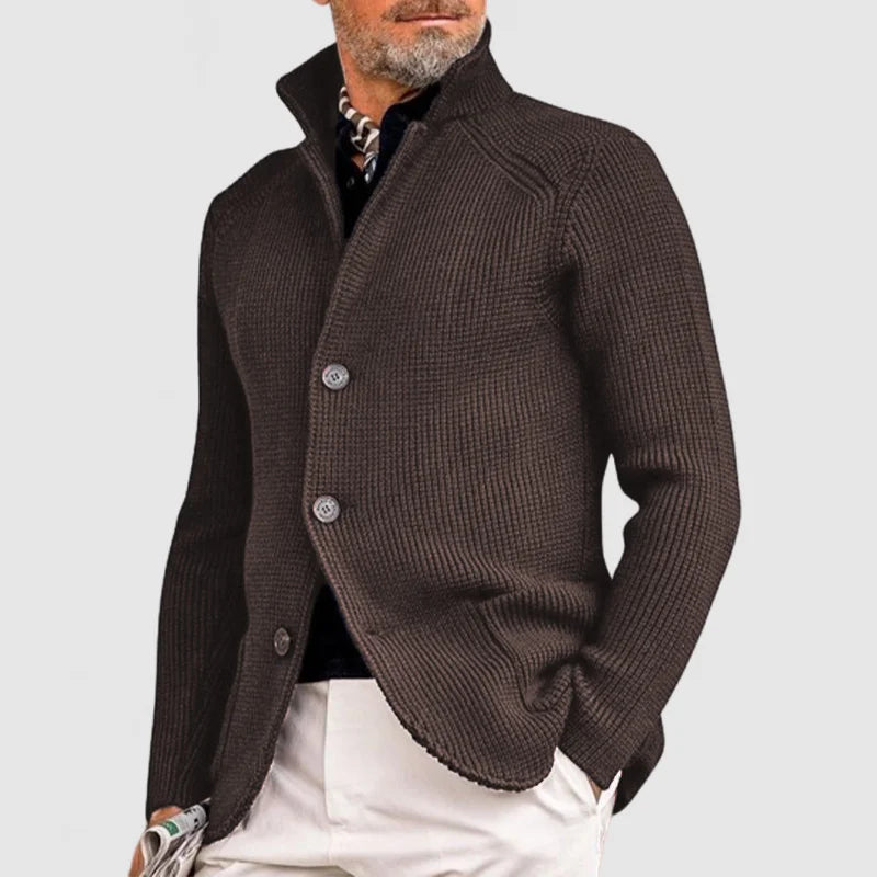 Heren Trui – Comfortabele Strickjacke van Wol voor Casual en Formeel