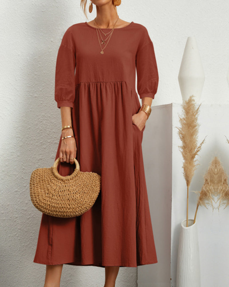 Maxi-jurk dames – Elegante lange jurk met comfortabele pasvorm voor elke gelegenheid