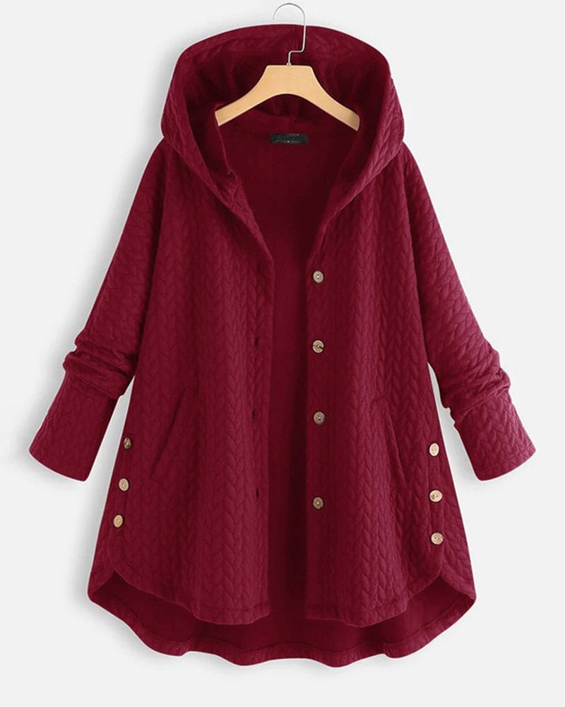 Geknoopte Jas Dames – Trendy Geknoopte Lange Jas voor Herfst en Winter