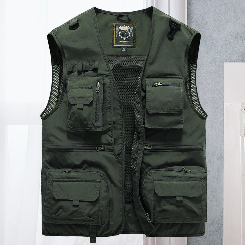 Zomervest met Meerdere Zakjes – Lichtgewicht Casual Vest voor Dames