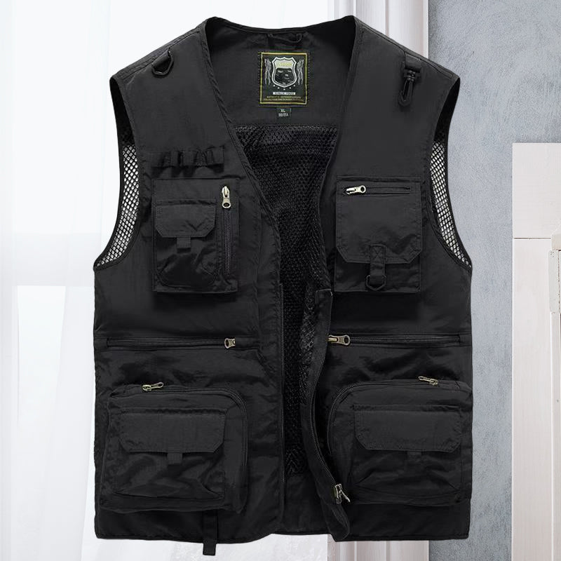 Zomervest met Meerdere Zakjes – Lichtgewicht Casual Vest voor Dames