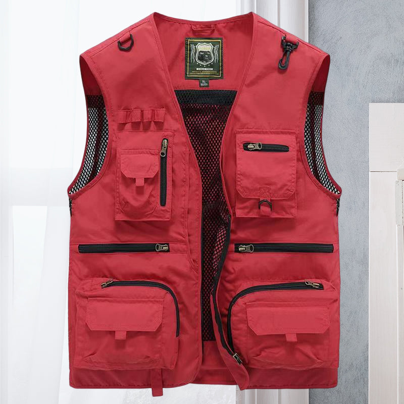 Zomervest met Meerdere Zakjes – Lichtgewicht Casual Vest voor Dames