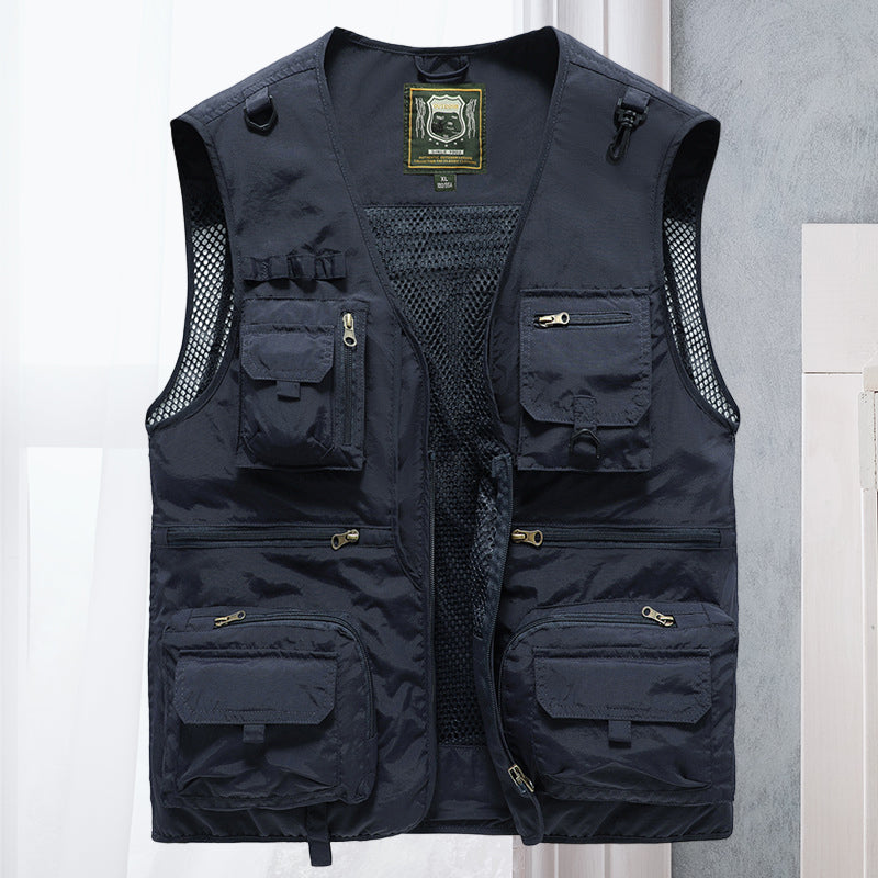 Zomervest met Meerdere Zakjes – Lichtgewicht Casual Vest voor Dames