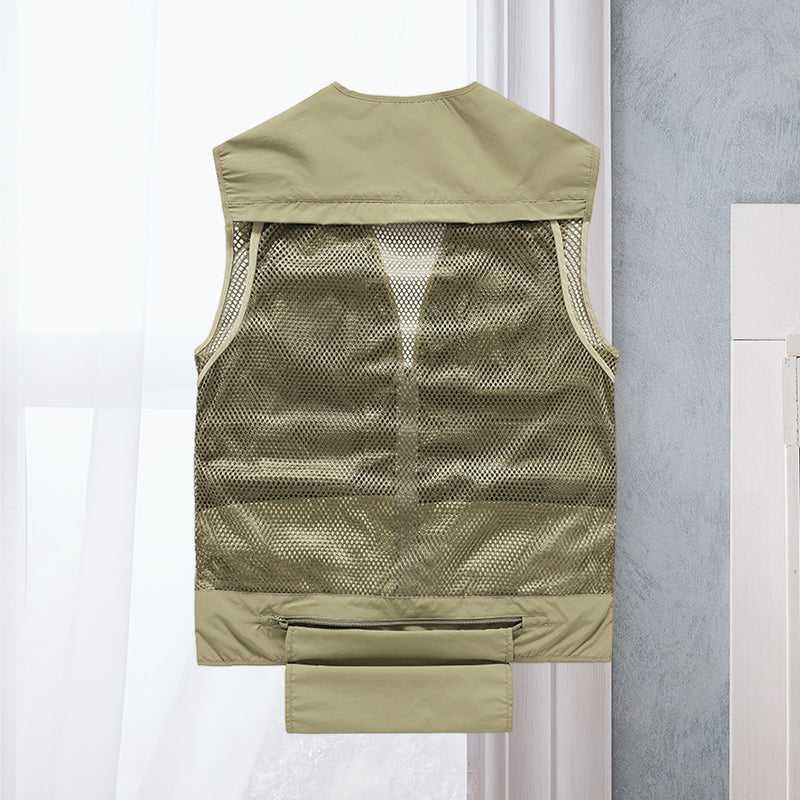 Zomervest met Meerdere Zakjes – Lichtgewicht Casual Vest voor Dames