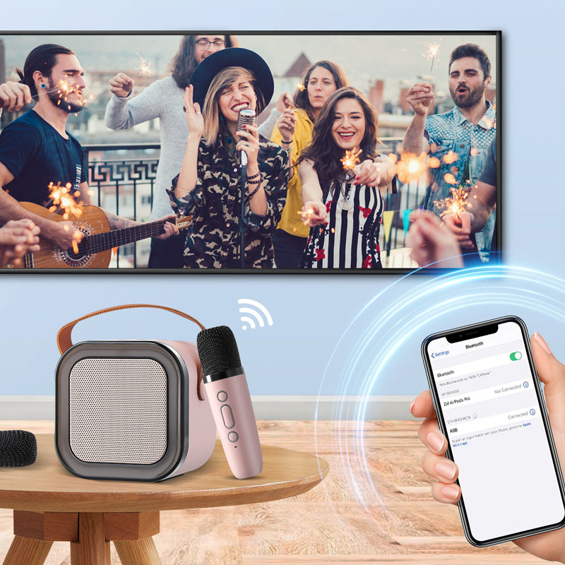 Karaoke Systeem met Draadloze Microfoons
