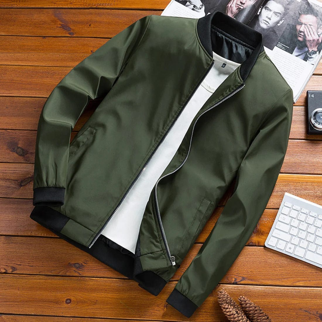 Heren Bomberjack – Stijlvol en Comfortabel Bomberjack van Katoen voor Casual Outfit