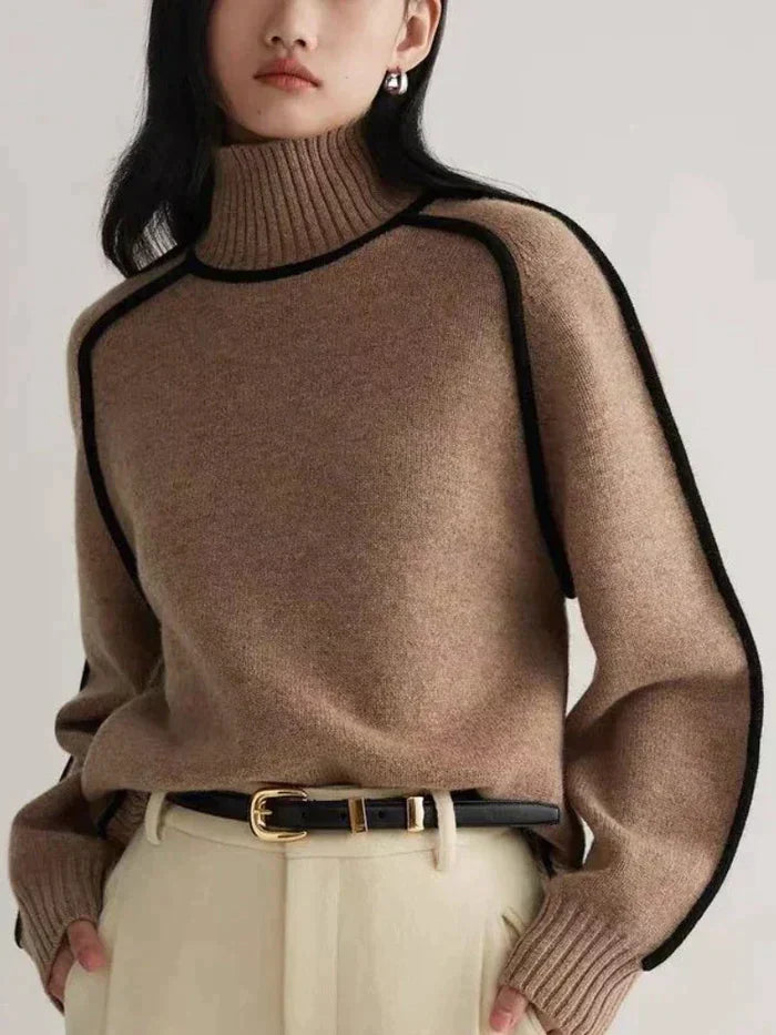 Rollkragenpullover dames – Stijlvolle trui van wol voor herfst en winter