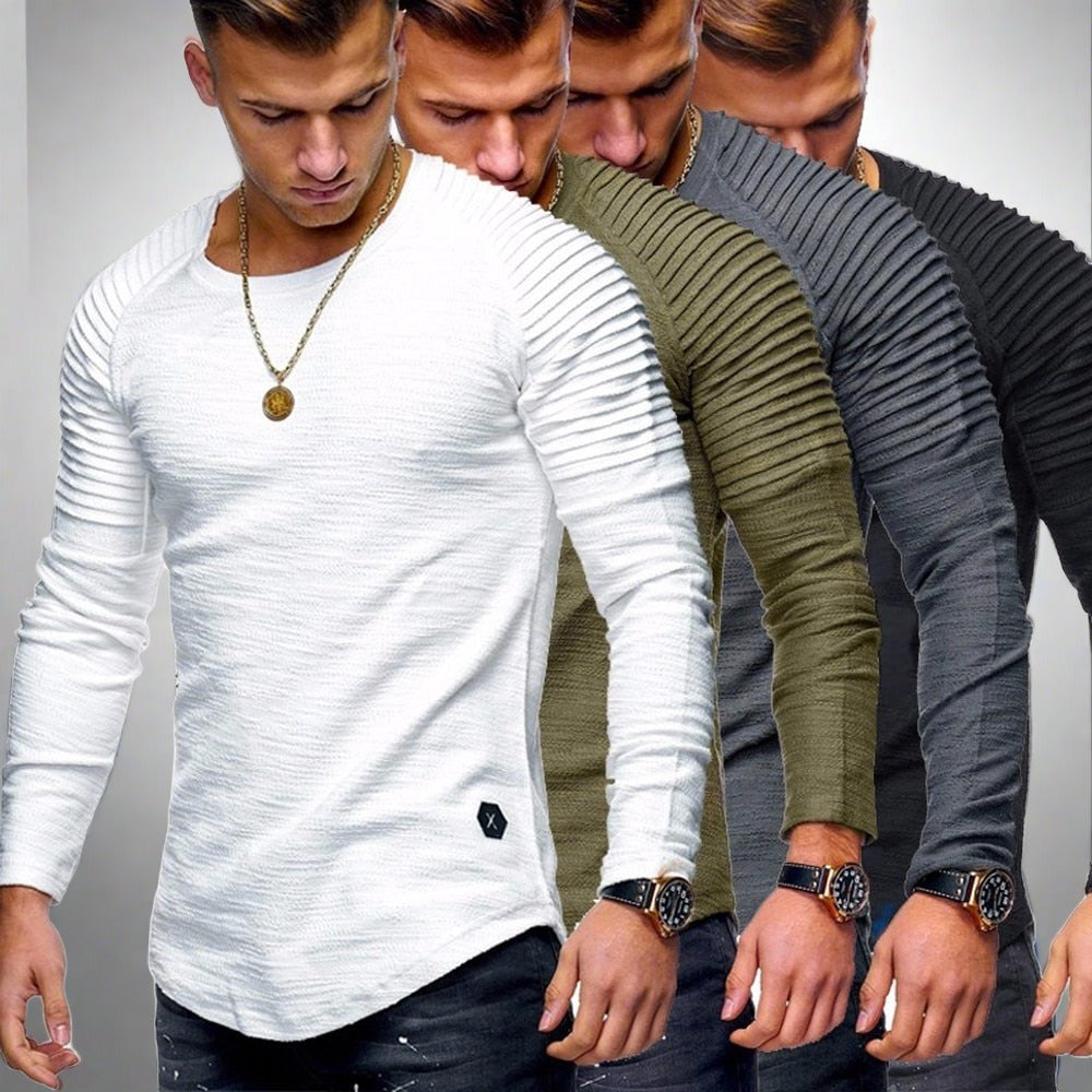 Heren trui ronde hals – Smal gesneden, comfortabele trui voor casual stijl