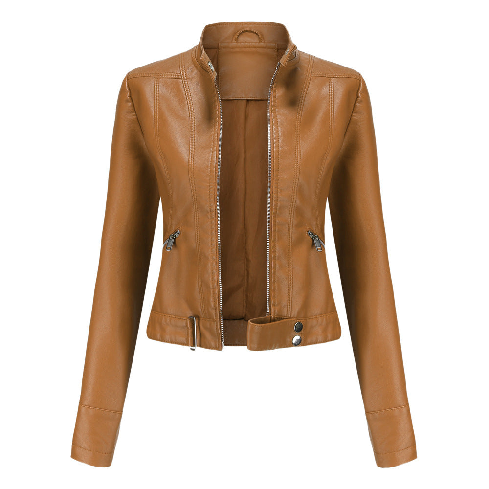 Leren Jas Dames – Elegante Damesjas van Echt Leer voor Herfst en Winter
