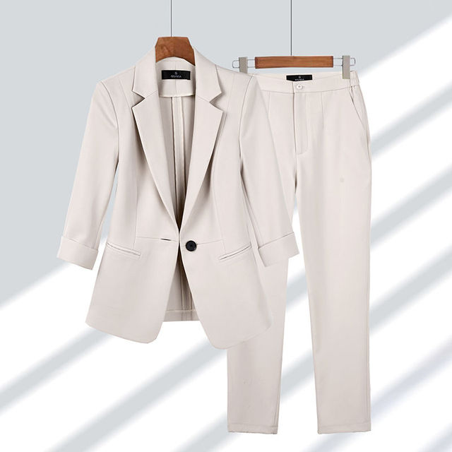 Dames blazer en broek – Elegante set voor zakelijke en casual gelegenheden