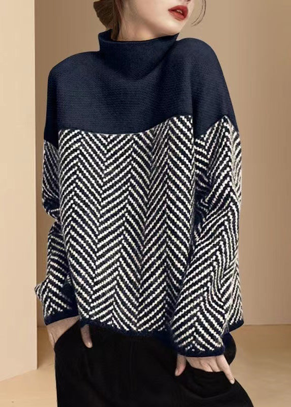 Coltrui dames – Gebreide trui met hoge hals, comfortabel en stijlvol