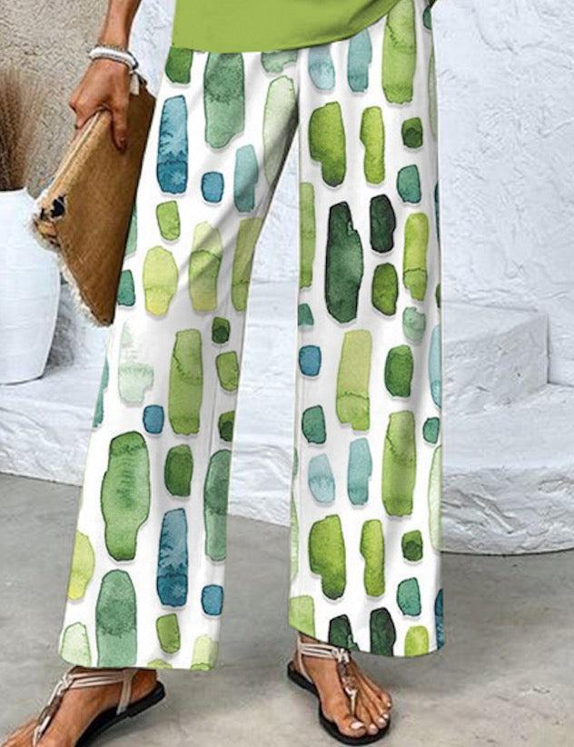 Twee-delig Set Dames – Breezy Set met Vierkante Halslijn en Lichte Stof
