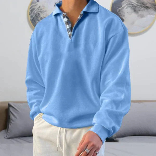 Heren Polo Langarm – Stijlvolle Katoenen Polo voor Casual en Sportief Gebruik