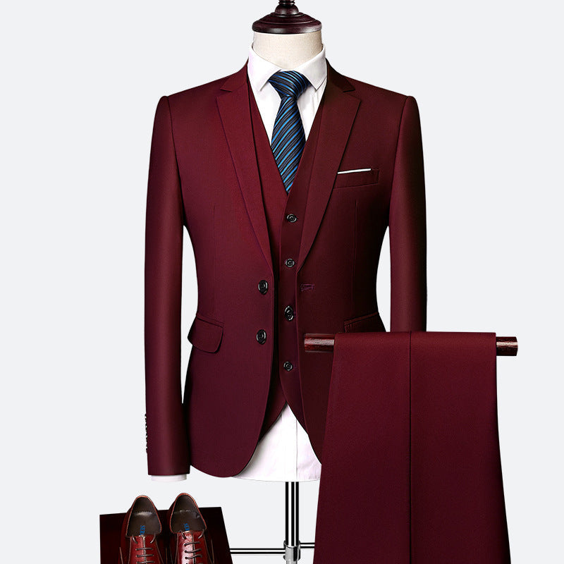 Herenpak set 3-delig – Formeel kostuum voor mannen, slim fit, stijlvol en elegant