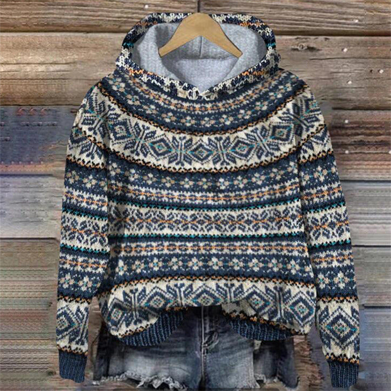 Cardigan dames – Gedrukte cardigan van zachte stof met lange mouwen en trendy design