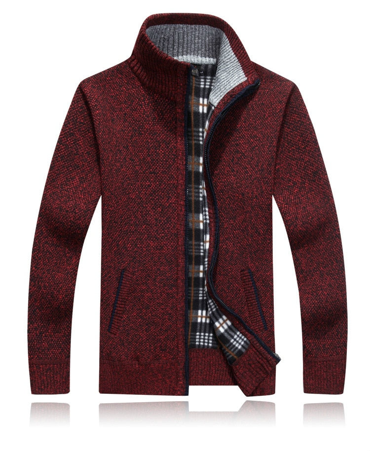 Heren cardigan met rits – Comfortabele en stijlvolle trui voor casual en sportief gebruik