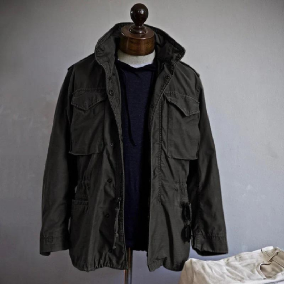 Donsjack Heren – Warme Buton Donsjas met Capuchon en Slim Fit Design