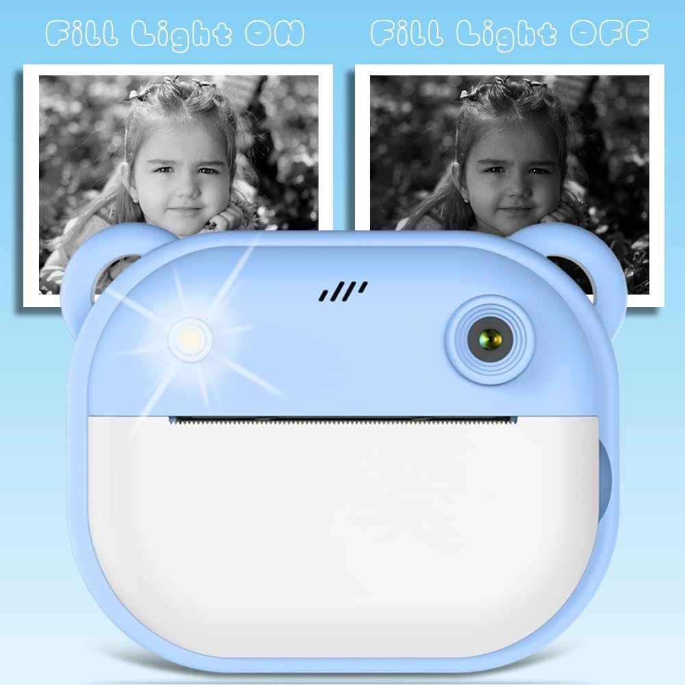 Instantcamera met Printer Draagbare Inktloze Fotoprinter Compact
